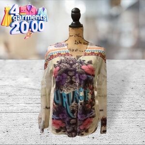 in city los Angeles button down graphic sweater size XL 🎉hp🎉